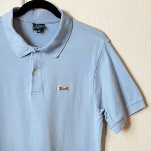 Le Tigre Vintage Y2K Polo Shirt Light Blue Men’s Medium